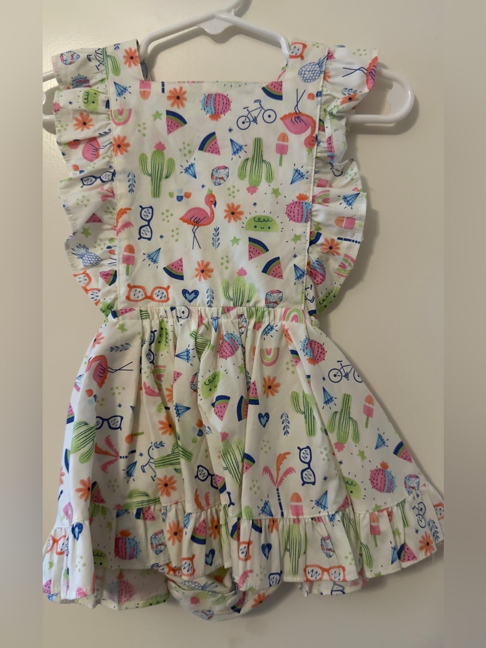 2T Numi Pinafore Dress in Multicolor Summer Print
